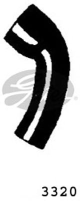 Furtun radiator OPEL OMEGA A (16_, 17_, 19_) (1986 - 1994) GATES 3320