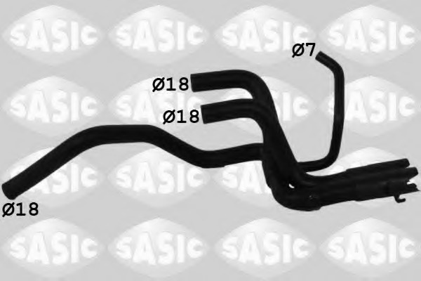 Furtun radiator # Renault Laguna 1993 1994 1995 1996 1997 1998 1999 2000 2001 # 3404155 # SASIC