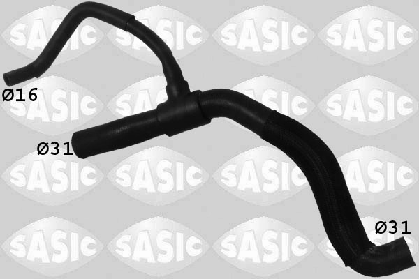 Furtun radiator SASIC 3404106 montare superior dreapta se potriveste la RENAULT ESPACE IV (JK0/1_) F9Q 820 1870cc 116cp 85kW 2002 2003 2004 2005 2006 2007