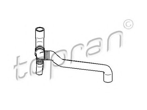 Furtun radiator SEAT ALHAMBRA (7V8, 7V9) (1996 - 2010) TOPRAN 109 007