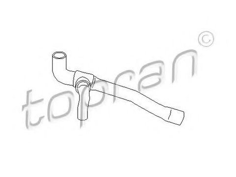 Furtun radiator SEAT TOLEDO   (1L) (1991 - 1999) TOPRAN 109 009