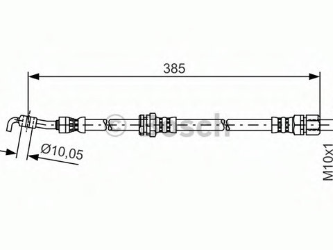 Furtun supracurgere combustibil 1 987 481 385 BOSCH pentru Chevrolet Nubira Chevrolet Optra Daewoo Nubira Daewoo Lacetti Chevrolet Lacetti