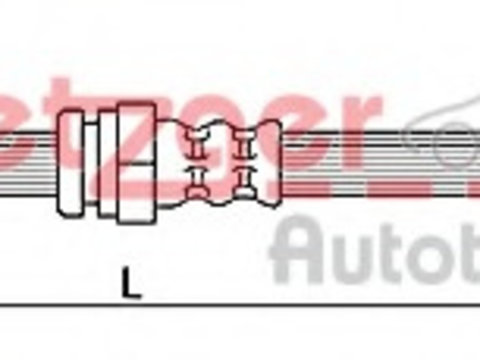 Furtun supracurgere combustibil 4110190 METZGER pentru Daewoo Nubira Daewoo Lacetti Chevrolet Lacetti Chevrolet Nubira Chevrolet Optra