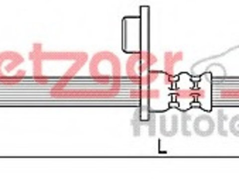 Furtun supracurgere combustibil 4110265 METZGER