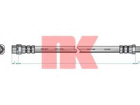 Furtun supracurgere combustibil 851520 NK pentru Bmw Seria 5 Bmw Seria 6