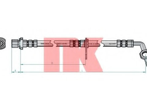 Furtun supracurgere combustibil 8545130 NK pentru Toyota Land Toyota Prado