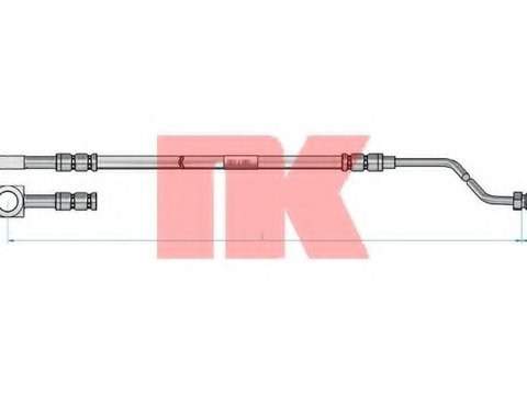 Furtun supracurgere combustibil 8547116 NK pentru Vw Passat Audi A6 Skoda Superb