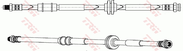 Furtun supracurgere combustibil PHB643 TRW pentru Alfa romeo Brera Alfa romeo 159 Alfa romeo Spider