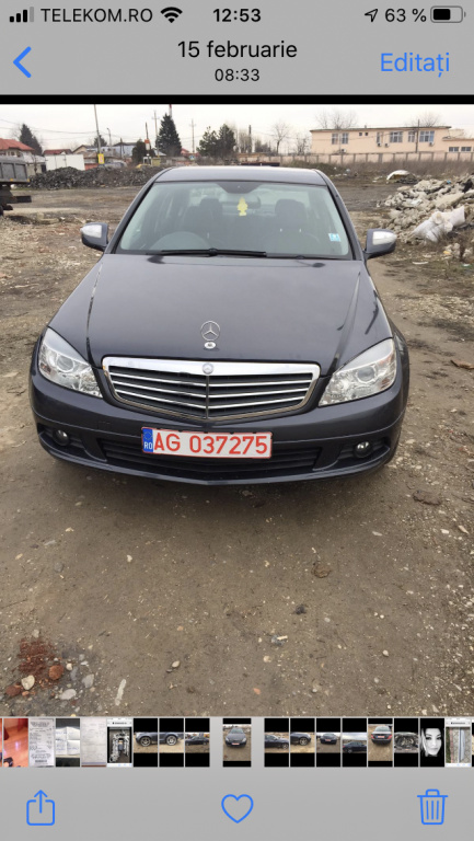 Fuzeta dreapta fata Mercedes c class w204 an Fab 2