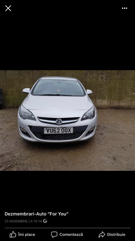 Fuzeta dreapta spate Opel Astra J 2012 Hatchback 1.7