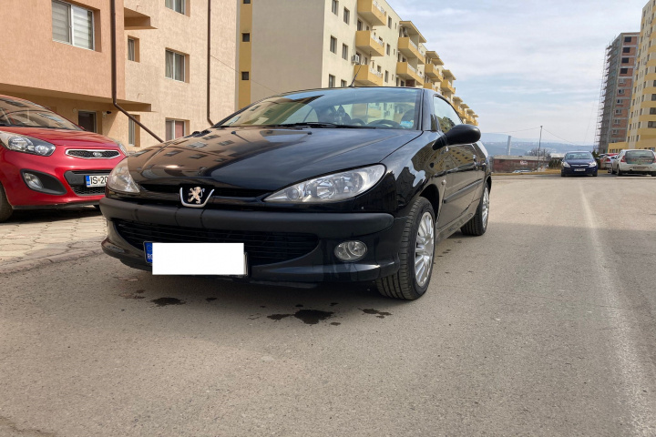 Fuzeta fata dreapta Peugeot 206 [facelift] [2002 - 2009] CC cabriolet 1.6 MT (109 hp) P206 CC 1.6i NFU negru