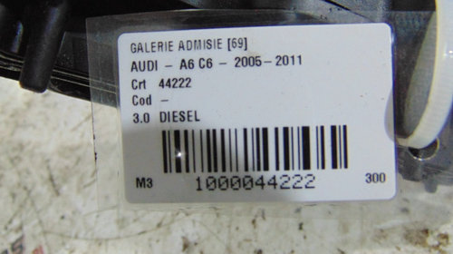 Galerie admisie Audi A6 din 2007, motor 