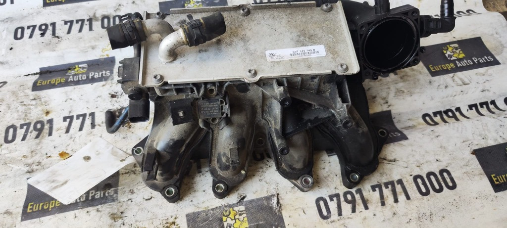 Galerie admisie cu intercooler Seat Ibiza 1.2 TSI cod motor CBZ an 2012 cod 03F129711F / 03F145749B