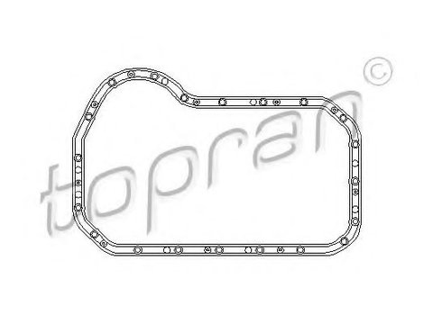 Garnitura baie ulei VW JETTA   (16) (1978 - 1987) TOPRAN 105 752