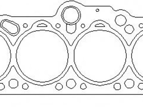 Garnitura, chiulasa AUDI 4000 (81, 85, B2), AUDI 4000 (89, 89Q, 8A, B3), VW CARAT (32B) - TOPRAN 101 413