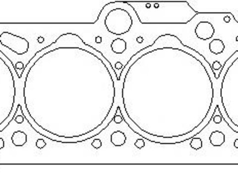 Garnitura, chiulasa AUDI 90 (8C, B4), AUDI 80 Avant (8C, B4), AUDI 4000 (89, 89Q, 8A, B3) - TOPRAN 100 286