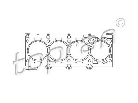 Garnitura chiulasa BMW 3 cupe E36 TOPRAN 501116 PieseDeTop