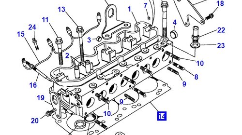 Garnitura chiulasa ERR5261 Land Rover Di