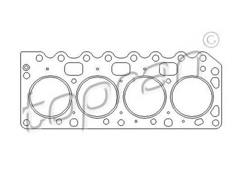 Garnitura chiulasa FORD FIESTA caroserie J5 J3 TOPRAN 301654 PieseDeTop