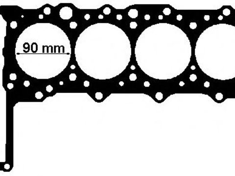 Garnitura chiulasa MERCEDES VITO caroserie (638) (1997 - 2003) ELRING 832.962