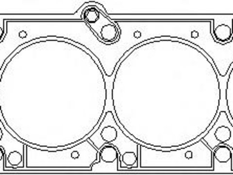 Garnitura, chiulasa OPEL OMEGA B combi (21_, 22_, 23_), OPEL ASTRA F (56_, 57_), OPEL ASTRA F hatchback (53_, 54_, 58_, 59_) - TOPRAN 203 844