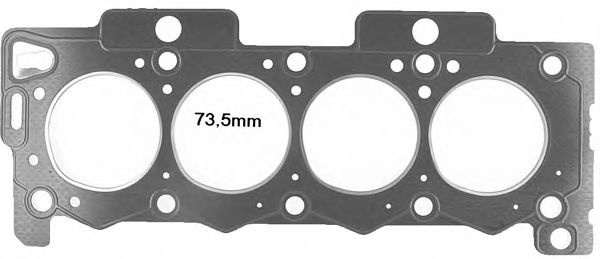 Garnitura, chiulasa PEUGEOT 206 Hatchback (2A/C) (