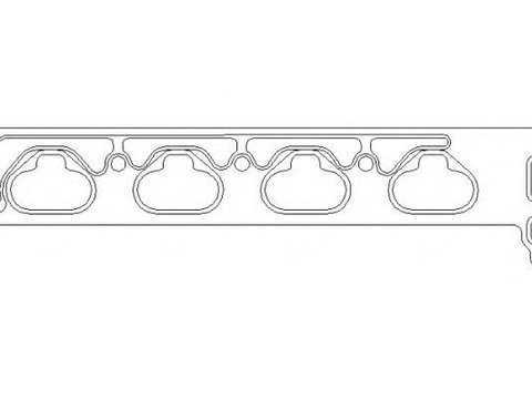 Garnitura, galerie admisie OPEL VECTRA B hatchback (38_), OPEL VECTRA B (36_), OPEL VECTRA B combi (31_) - TOPRAN 206 184