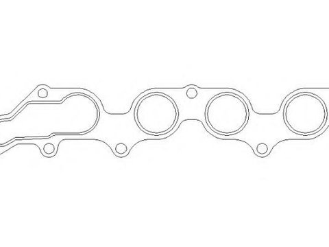 Garnitura, galerie evacuare FORD MONDEO Mk III limuzina (B4Y), FORD MONDEO Mk III (B5Y), FORD MONDEO Mk III combi (BWY) - TOPRAN 302 233