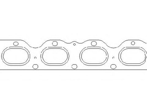 Garnitura, galerie evacuare OPEL VECTRA C, OPEL VECTRA C GTS, OPEL SIGNUM - TOPRAN 207 600