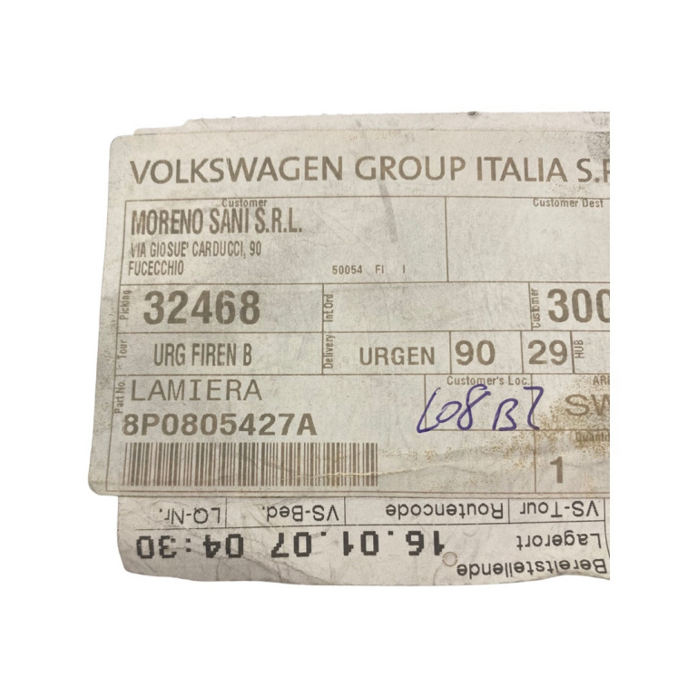 Garnitura ghidare aer AUDI A3 II (8P1) [