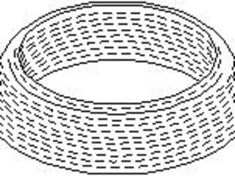 Garnitura, racord evacuare AUDI 4000 (89, 89Q, 8A, B3), AUDI 90 limuzina (89, 89Q, 8A, B3) - TOPRAN 107 145