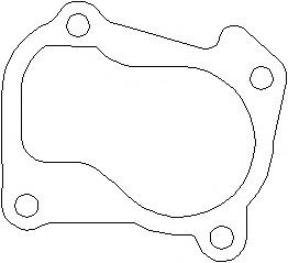 Garnitura, racord evacuare AUDI 90 (8C, B4), AUDI 80 Avant (8C, B4), SEAT CORDOBA limuzina (6K1, 6K2) - TOPRAN 107 204