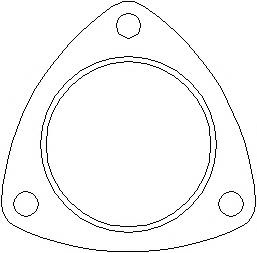 Garnitura, racord evacuare AUDI A4 limuzina (8D2, B5), VW SHARAN (7M8, 7M9, 7M6), SEAT ALHAMBRA (7V8, 7V9) - TOPRAN 107 211