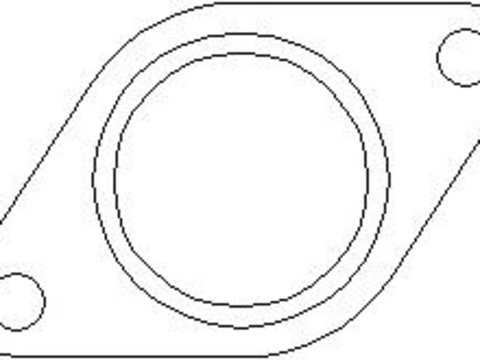 Garnitura, racord evacuare FORD FIESTA Mk IV (JA_, JB_), FORD COURIER caroserie (J5_, J3_), FORD FOCUS (DAW, DBW) - TOPRAN 302 245