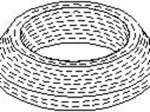 Garnitura, racord evacuare SKODA FELICIA (6U1), SKODA FELICIA Mk II (6U1), SKODA FELICIA Mk II combi (6U5) - TOPRAN 111 587