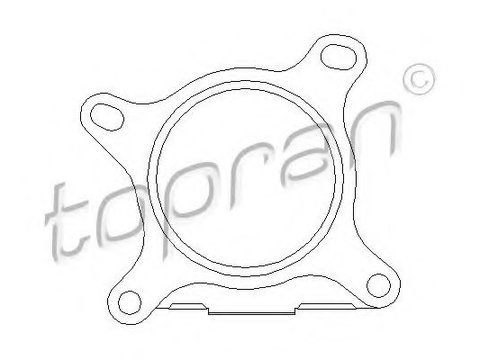 Garnitura, racord evacuare SKODA OCTAVIA 2 Combi (1Z5) (2004 - 2013) TOPRAN 112 988