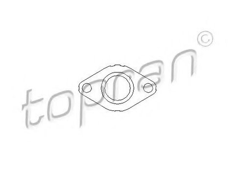 Garnitura, ventil AGR VW FOX (5Z1, 5Z3) (2003 - 2016) TOPRAN 111 183 piesa NOUA