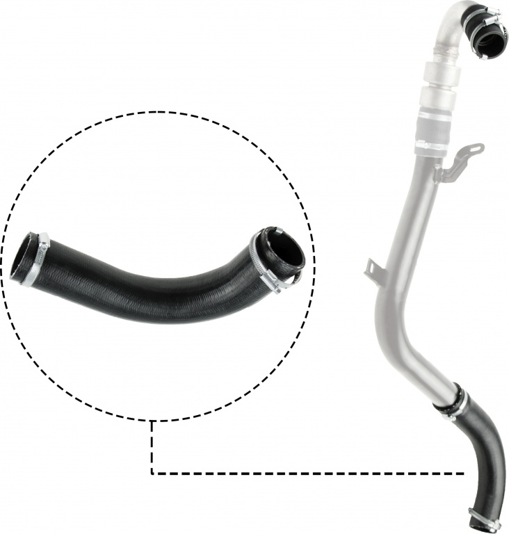 GATES Furtun ear supraalimentare 09-0665 compatibil cu FORD FOCUS II Turnier (DA_, FFS, DS) IXDA 1997cc 110cp 81kW 2004 2005 2006 2007 2008 2009 2010 2011 2012
