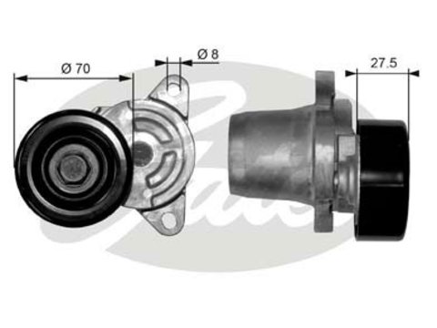 Gates intinzator curea transmisie pt hyundai si kia