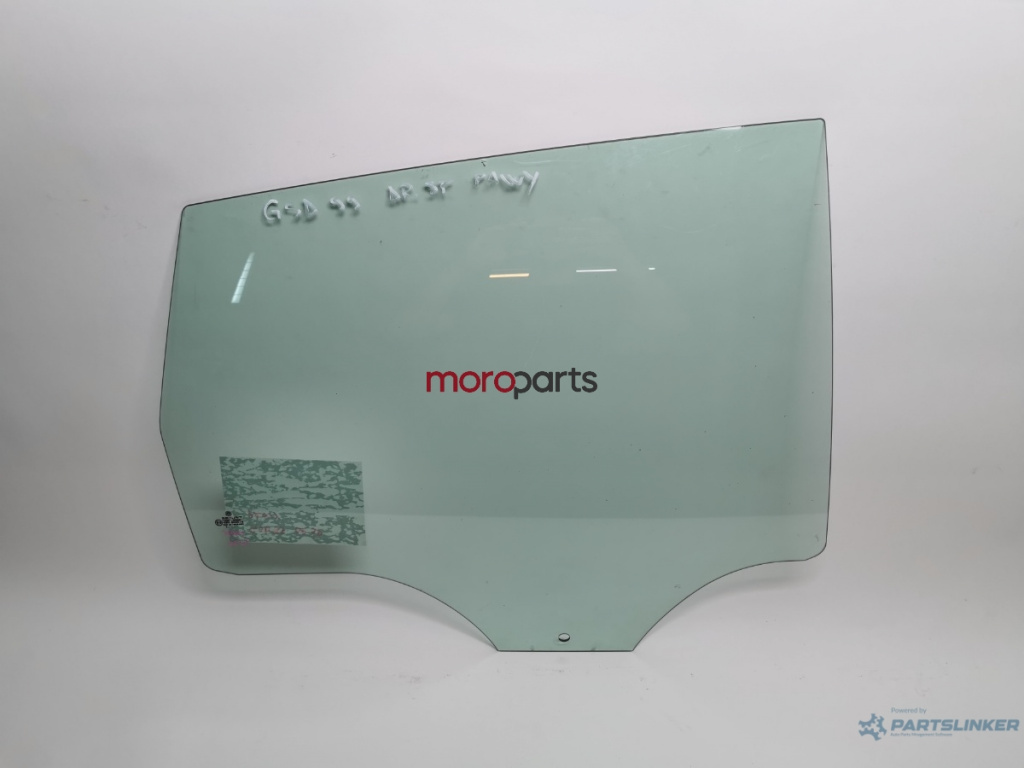 Geam dreapta spate VOLKSWAGEN POLO 9N_ 2001 - 2012 1.2 AWY, BMD VAG 43R-000015 GSD99