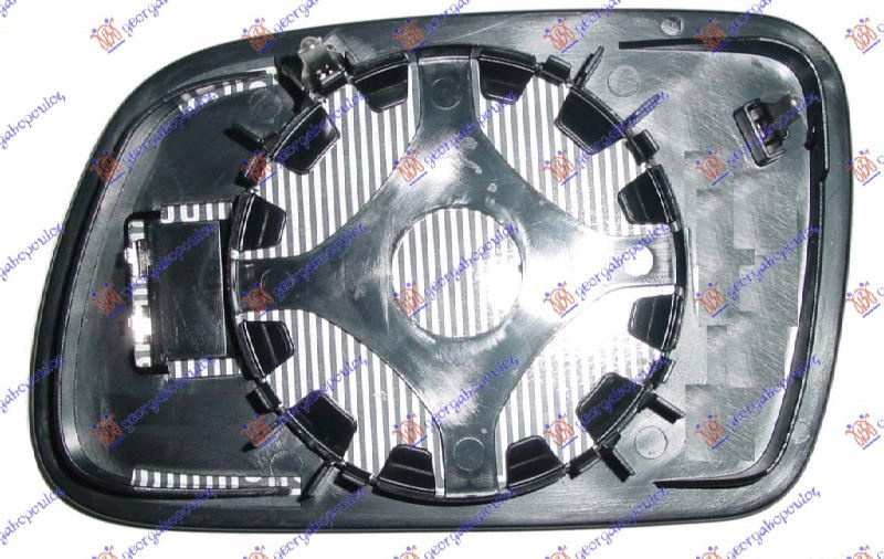 GEAM OGLINDA (ALBASTRU) - PEUGEOT 407 04-10, PEUGEOT, PEUGEOT 407 04-10, 021207601