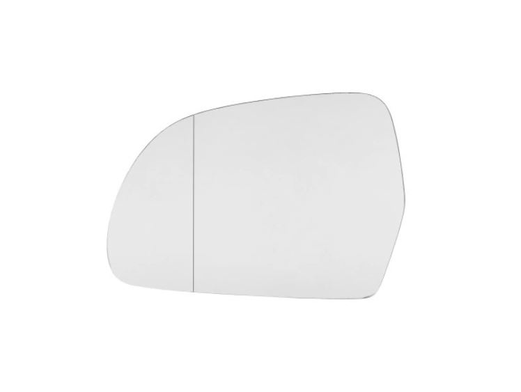 Geam oglinda AUDI A3 8P 2008-2010, A4 (B8), 2008-2010 Combi, A4 (B8), 2007-2009 Sedan, A5 (B8) 2008-2010, A6 (C6), 2008-2011, A8 (D3), 2007-2010, Q3 8U, 2011-2018, Skoda OCTAVIA 1Z, 2008-2013, SUPERB (3T), 2008-2013, stanga, incalzit, sticla convexa