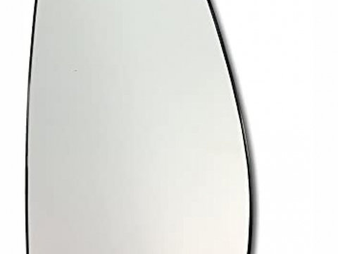 Geam oglinda exterioara cu suport fixare Ford Transit Custom/Tourneo Custom, 03.2013-2017, Ford Transit Custom/Tourneo Custom 2017-, partea Dreapta, sticla convexa, geam cromat, superior, Aftermarket