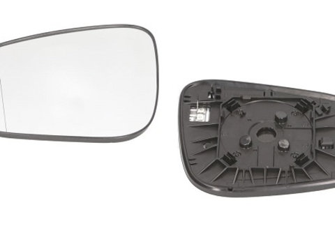 Geam oglinda exterioara cu suport fixare Lexus Rx (Al20), 11.2015-, Nx (Az10), 08.2014-, Stanga, incalzita, geam asferic, cromat
