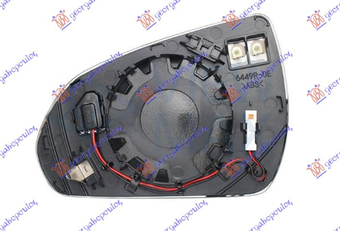 Geam oglinda incalzit cu unghi mort dr HYUNDAI i30 HATCHBACK/TOURER 17-20 HYUNDAI i30 FASTBACK 17-20