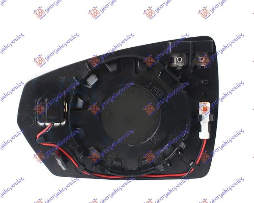 Geam oglinda incalzit cu unghi mort stanga/dr AUDI A1 18- VW POLO 17-21 VW POLO 21- Cod 2G0857521D,2G0857522E