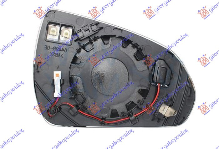 Geam oglinda incalzit cu unghi mort stanga HYUNDAI i30 HATCHBACK/TOURER 17-20 HYUNDAI i30 FASTBACK 17-20