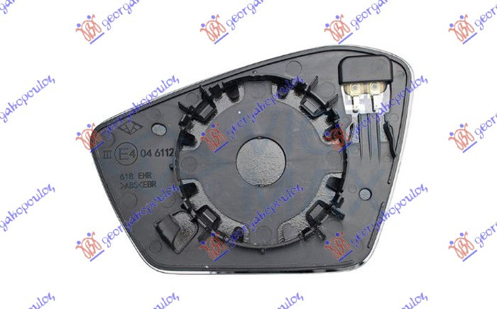 GEAM OGLINDA INCALZITA (CONVEX) DR., SKODA, SKODA SCALA 19-, 755007601