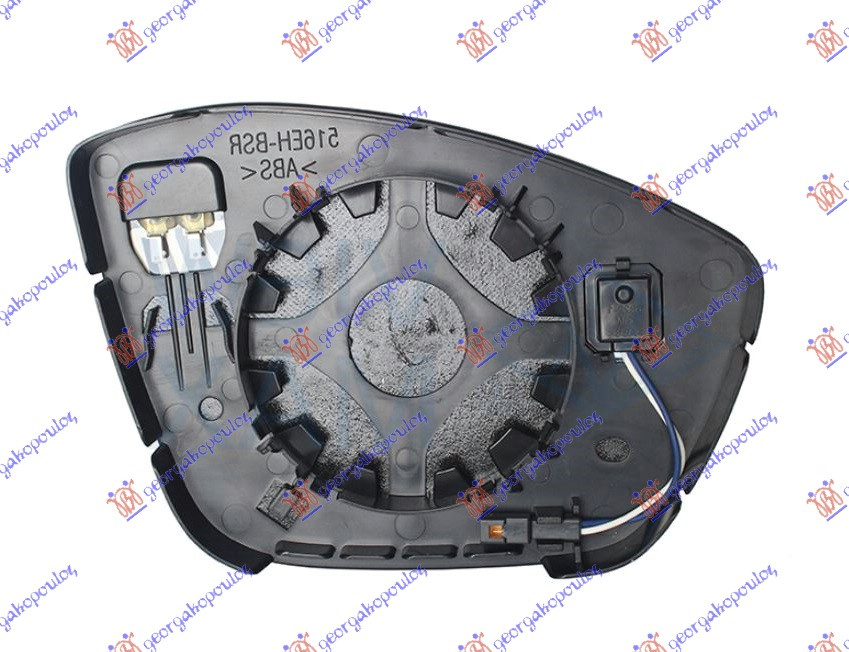GEAM OGLINDA INCALZITA CU BLIS Stanga., PEUGEOT, PEUGEOT 208 II 23-, 629307622
