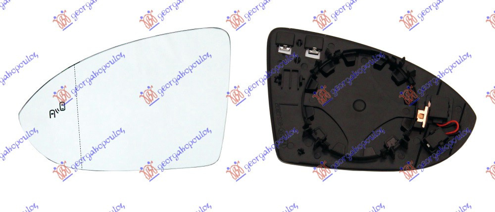 GEAM OGLINDA INCALZITA (CU BLIS) Stanga. , VW, VW GOLF VII 16-19, 890107622